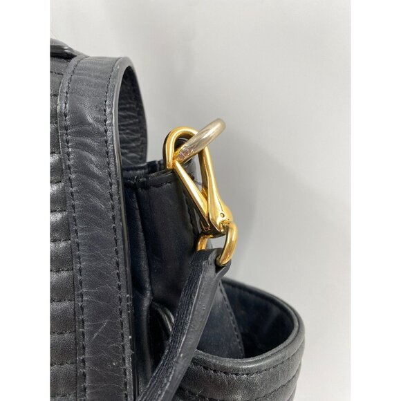 DIANE VON FURSTENBERG Courier Rail Black Quilted Leather Large Tote Purse Bag - Picture 14 of 16